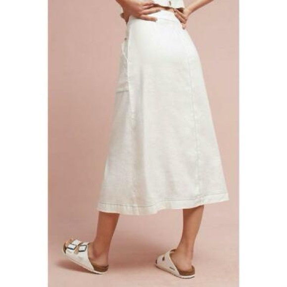 Anthropologie - Akemi + Kin Linen Button Skirt - Picture 11 of 11